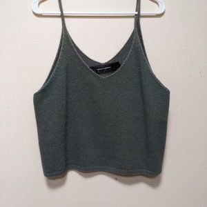 3 for $30 - Fuzzy Grey Knit Sleeveless Top